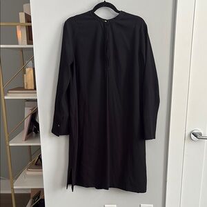 MM Lafleur Black Mock Neck Long Sleeve Dress